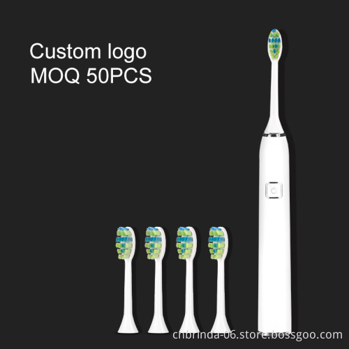 Ultrasonic Sonic Electric Toothbrush 4 Rechargeable Tooth Brushes Washable Electronic Whitening Teeth Brush Adult Timer Brush